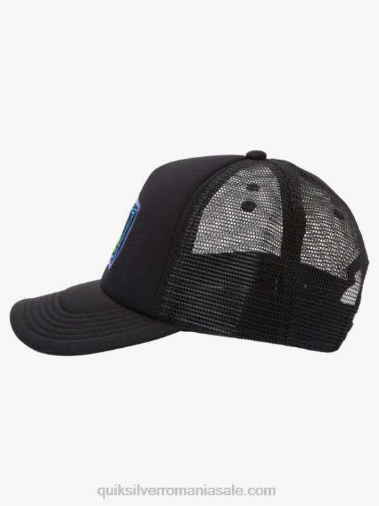 negru 8-16 pălărie snaky peak snapback XT6B2045 băieți Quiksilver
