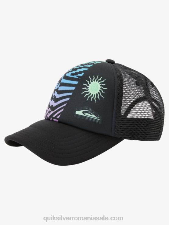 negru 8-16 pălărie snapback magpie coop XT6B1929 băieți Quiksilver