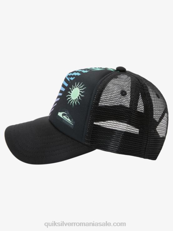 negru 8-16 pălărie snapback magpie coop XT6B1929 băieți Quiksilver