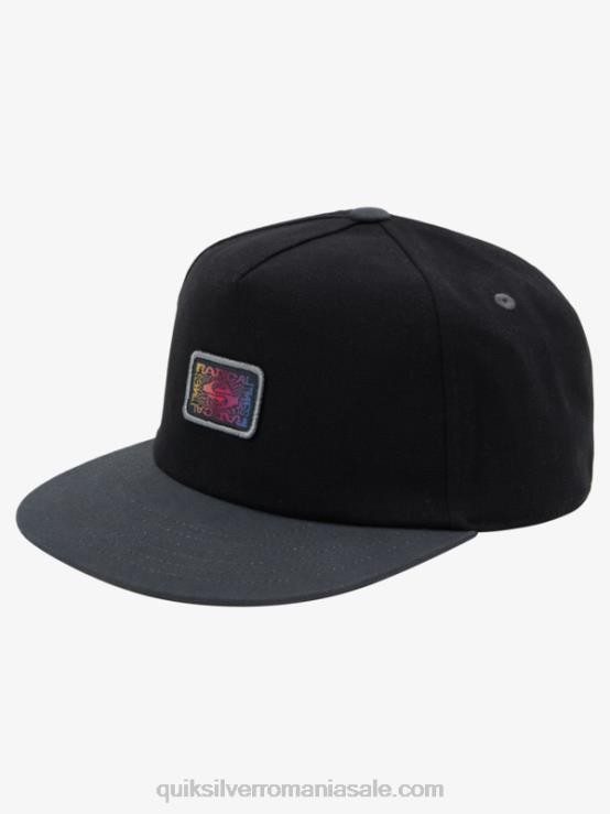 negru 8-16 zinger snapback palarie XT6B2050 băieți Quiksilver