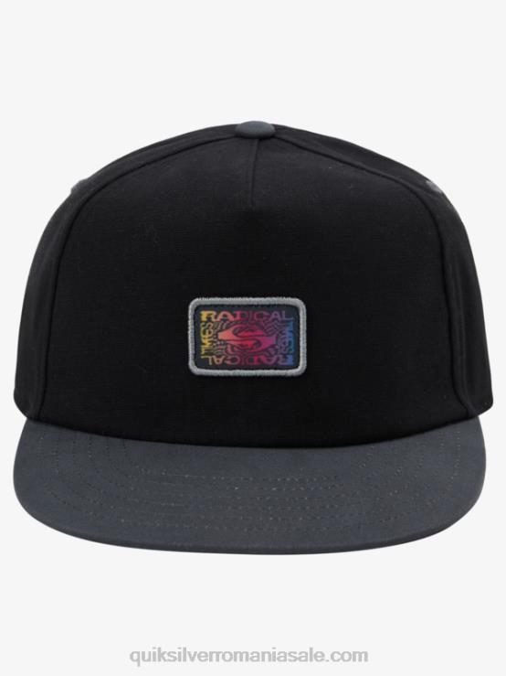 negru 8-16 zinger snapback palarie XT6B2050 băieți Quiksilver