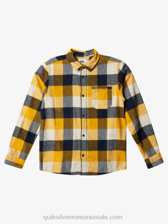 mușcă de mesteacăn 223 Cămașă de flanel cu mânecă lungă pentru 8-16 ani XT6B2306 băieți Quiksilver
