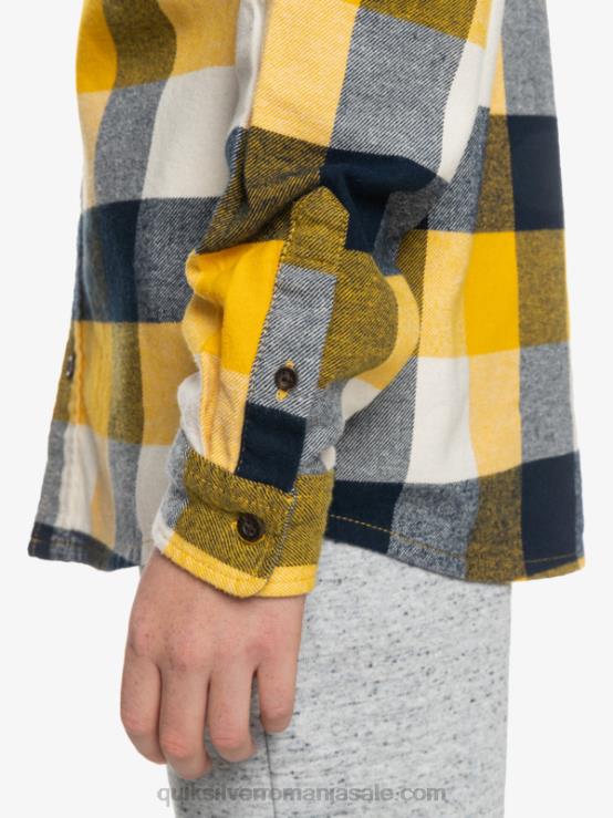 mușcă de mesteacăn 223 Cămașă de flanel cu mânecă lungă pentru 8-16 ani XT6B2306 băieți Quiksilver