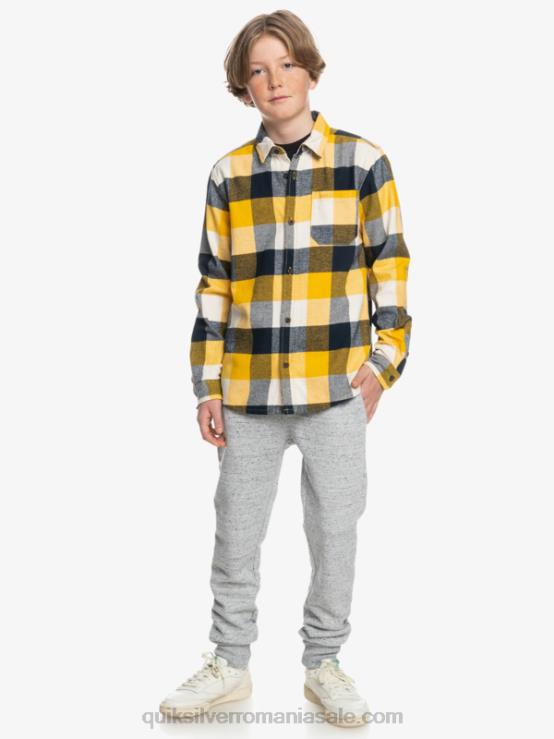 mușcă de mesteacăn 223 Cămașă de flanel cu mânecă lungă pentru 8-16 ani XT6B2306 băieți Quiksilver