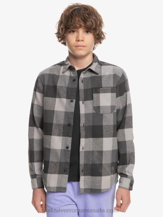 poarta de fier mucă Cămașă de flanel cu mânecă lungă pentru 8-16 ani XT6B2307 băieți Quiksilver