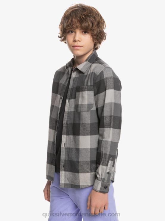 poarta de fier mucă Cămașă de flanel cu mânecă lungă pentru 8-16 ani XT6B2307 băieți Quiksilver