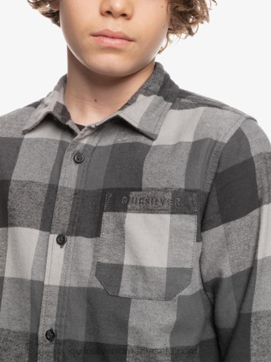 poarta de fier mucă Cămașă de flanel cu mânecă lungă pentru 8-16 ani XT6B2307 băieți Quiksilver