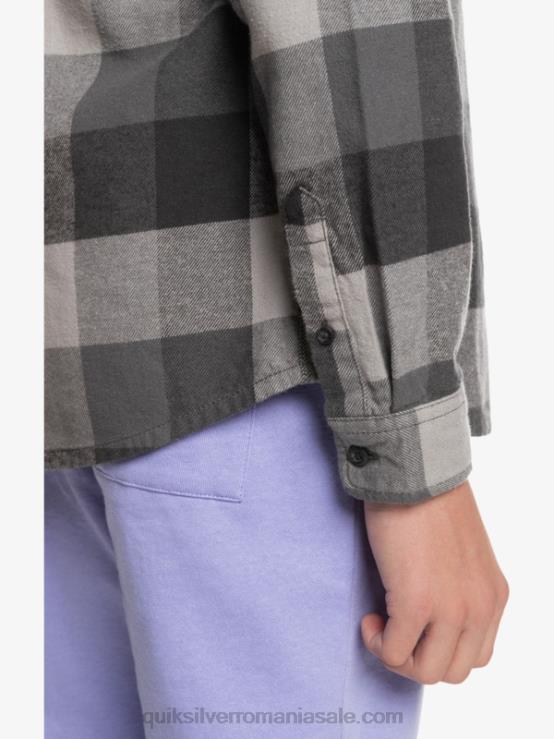 poarta de fier mucă Cămașă de flanel cu mânecă lungă pentru 8-16 ani XT6B2307 băieți Quiksilver