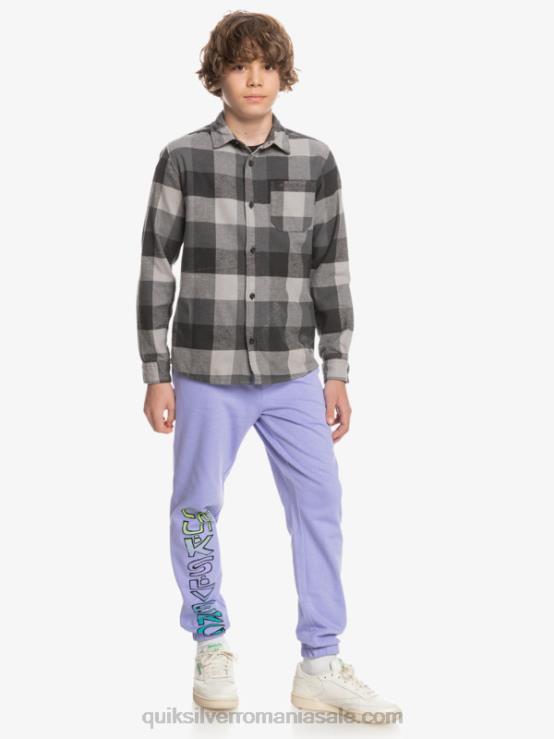 poarta de fier mucă Cămașă de flanel cu mânecă lungă pentru 8-16 ani XT6B2307 băieți Quiksilver