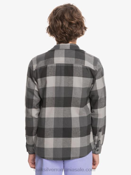 poarta de fier mucă Cămașă de flanel cu mânecă lungă pentru 8-16 ani XT6B2307 băieți Quiksilver