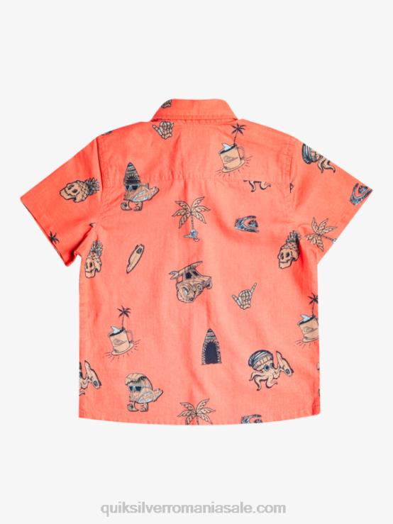 somon proaspăt nono surfday boy Tricou 2-7 nono surfday XT6B2130 băieți Quiksilver