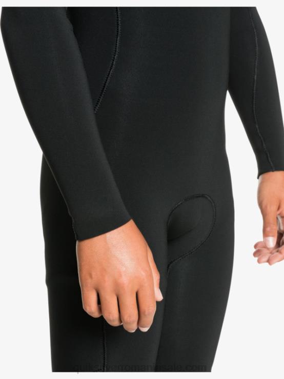 negru 8-16 sesiuni 3/2mm l/sl fullsuit XT6B2194 băieți Quiksilver