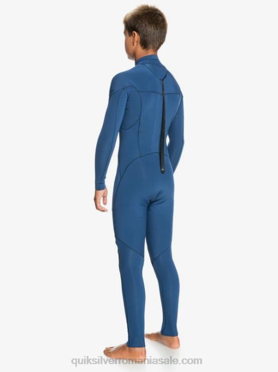 însemne albastre 8-16 sesiuni 3/2mm l/sl fullsuit XT6B2195 băieți Quiksilver