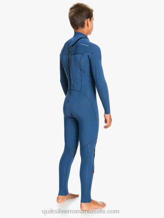 însemne albastre 8-16 sesiuni 3/2mm l/sl fullsuit XT6B2195 băieți Quiksilver