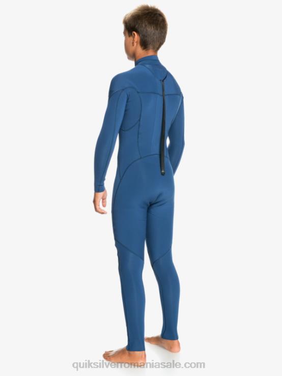 însemne albastre 8-16 sesiuni 4/3mm l/sl fullsuit XT6B2189 băieți Quiksilver