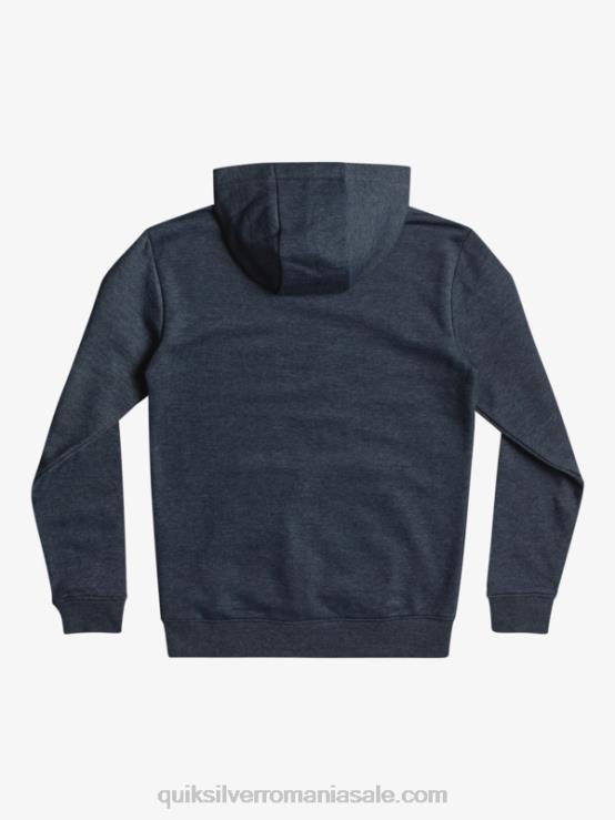 blazer bleumarin heather Top fleece cu logo mare 8-16 XT6B2247 băieți Quiksilver