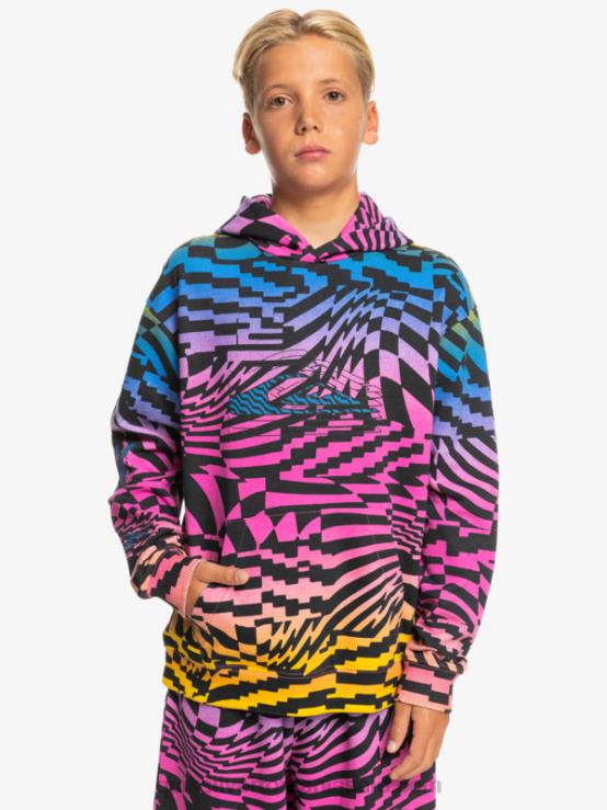 pink glo radical times 231 Hanorac supradimensionat de 8-16 ori radical XT6B2051 băieți Quiksilver