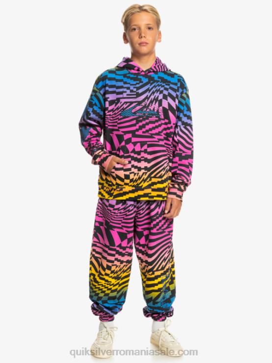 pink glo radical times 231 Hanorac supradimensionat de 8-16 ori radical XT6B2051 băieți Quiksilver