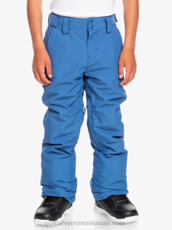 cobalt strălucitor 8-16 pantaloni de zăpadă estate XT6B2294 băieți Quiksilver
