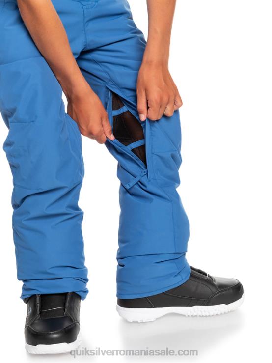 cobalt strălucitor 8-16 pantaloni de zăpadă estate XT6B2294 băieți Quiksilver