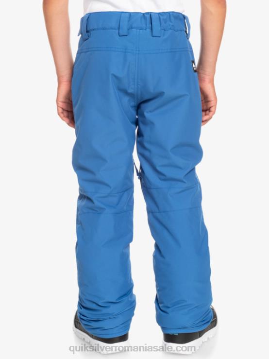 cobalt strălucitor 8-16 pantaloni de zăpadă estate XT6B2294 băieți Quiksilver