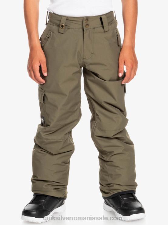 frunza de strugure 8-16 pantaloni de zapada porter XT6B2259 băieți Quiksilver