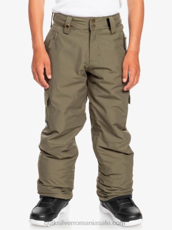 frunza de strugure 8-16 pantaloni de zapada porter XT6B2259 băieți Quiksilver