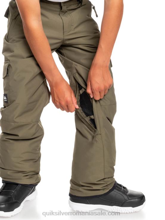 frunza de strugure 8-16 pantaloni de zapada porter XT6B2259 băieți Quiksilver