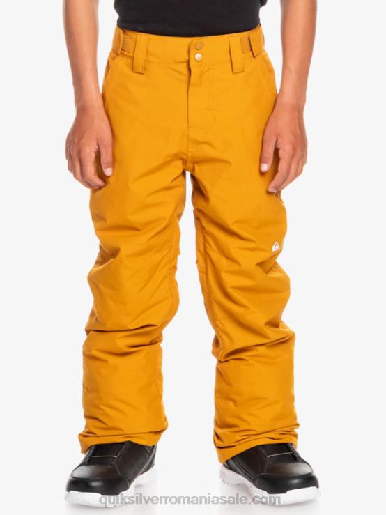maro cătină 8-16 pantaloni de zăpadă estate XT6B2293 băieți Quiksilver