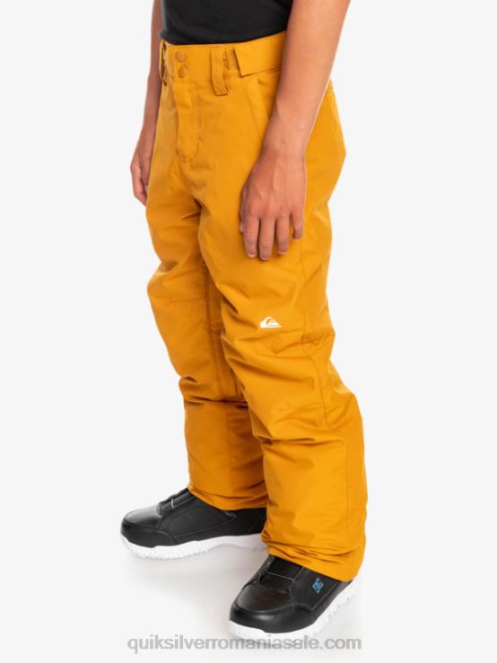 maro cătină 8-16 pantaloni de zăpadă estate XT6B2293 băieți Quiksilver