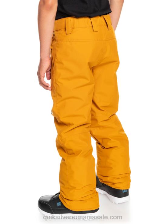 maro cătină 8-16 pantaloni de zăpadă estate XT6B2293 băieți Quiksilver