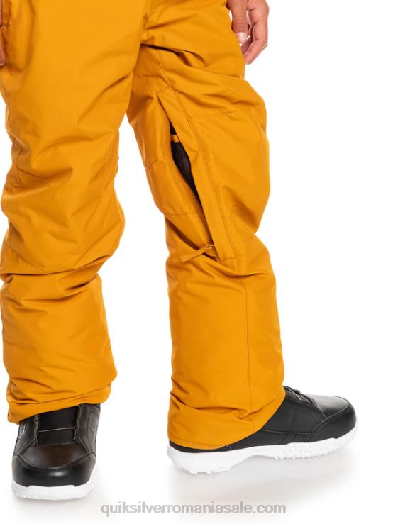 maro cătină 8-16 pantaloni de zăpadă estate XT6B2293 băieți Quiksilver