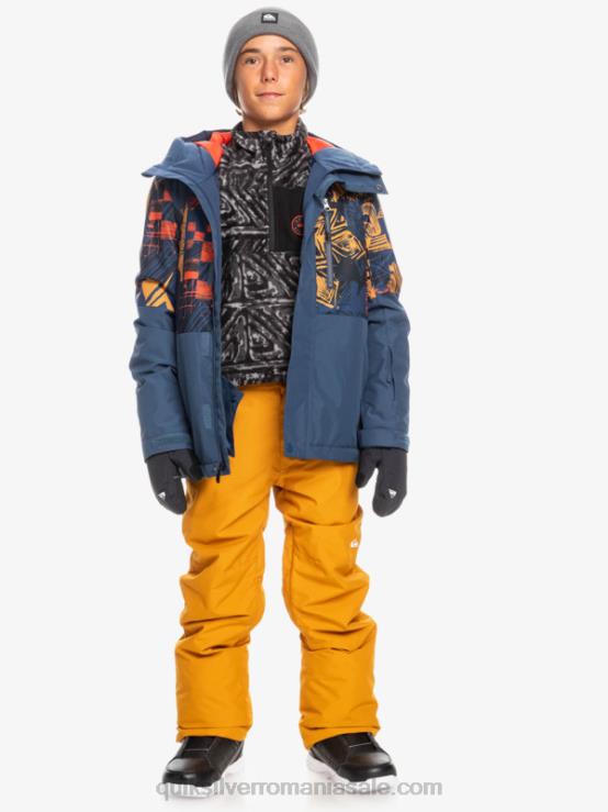 maro cătină 8-16 pantaloni de zăpadă estate XT6B2293 băieți Quiksilver