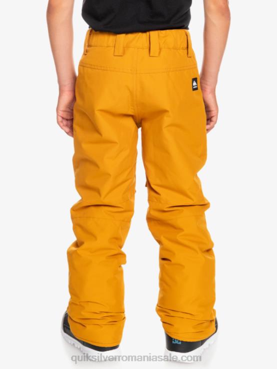 maro cătină 8-16 pantaloni de zăpadă estate XT6B2293 băieți Quiksilver
