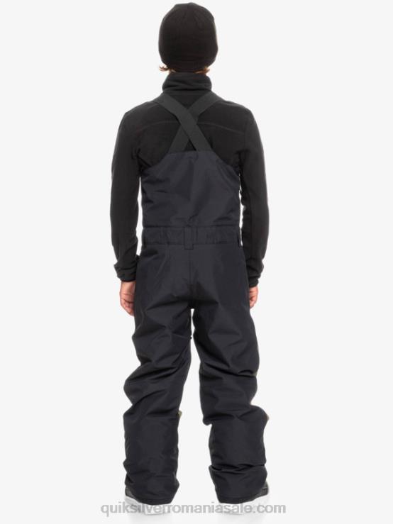 negru adevărat 8-16 pantaloni izolați pentru zăpadă XT6B2318 băieți Quiksilver