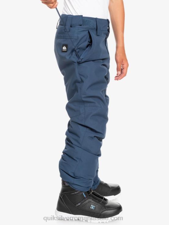 însemne albastre 8-16 pantaloni de zăpadă albaștri izolați estate 8-16 XT6B2292 băieți Quiksilver