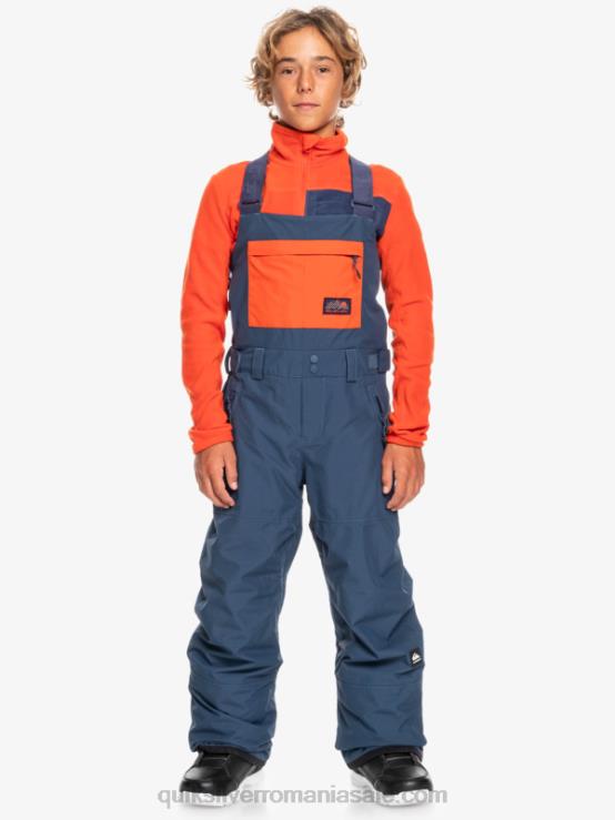 însemne albastre 8-16 pantaloni izolați pentru zăpadă XT6B2319 băieți Quiksilver