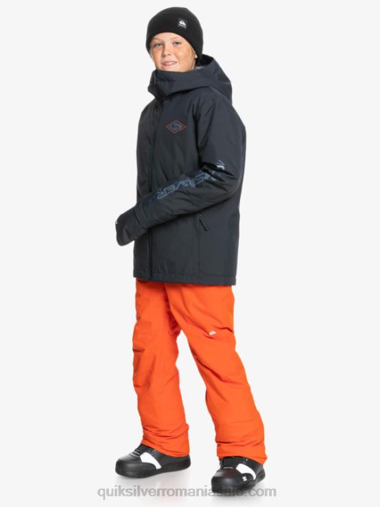piure de dovleac 8-16 pantaloni de zăpadă portocalii izolați estate 8-16 XT6B2291 băieți Quiksilver