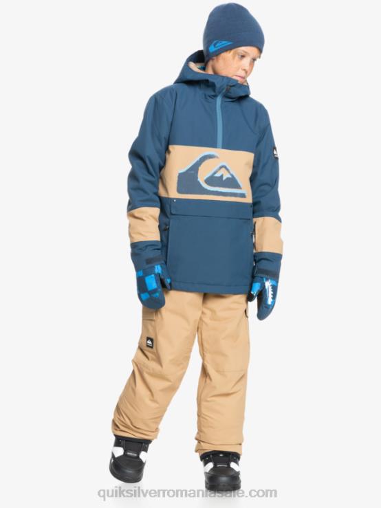 tanin 8-16 porter izolați pantaloni de zăpadă kaki XT6B2260 băieți Quiksilver