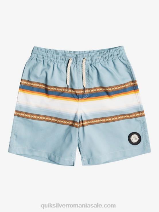 albastru cetate 8-16 soare stins 15 salve reciclate XT6B2320 băieți Quiksilver