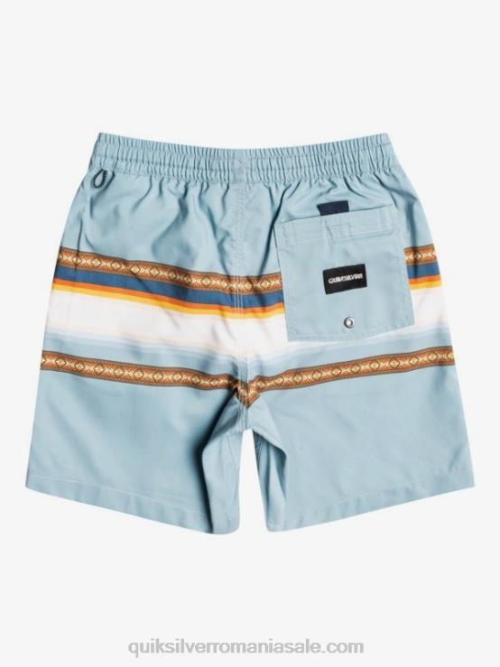 albastru cetate 8-16 soare stins 15 salve reciclate XT6B2320 băieți Quiksilver