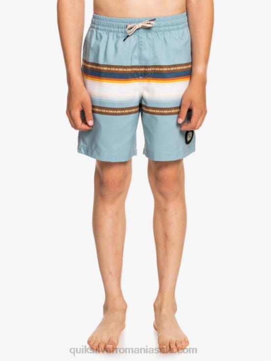albastru cetate 8-16 soare stins 15 salve reciclate XT6B2320 băieți Quiksilver