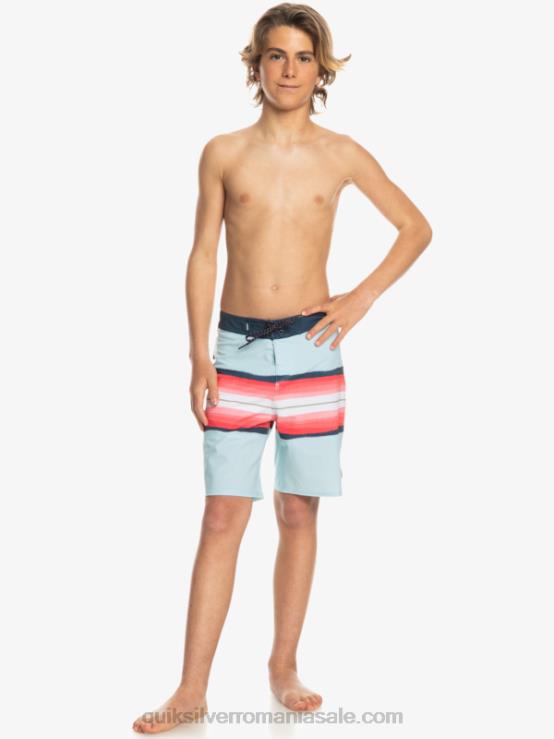 albastru gri 8-16 nuanță de rășină surfsilk 17 boardshorts XT6B2302 băieți Quiksilver