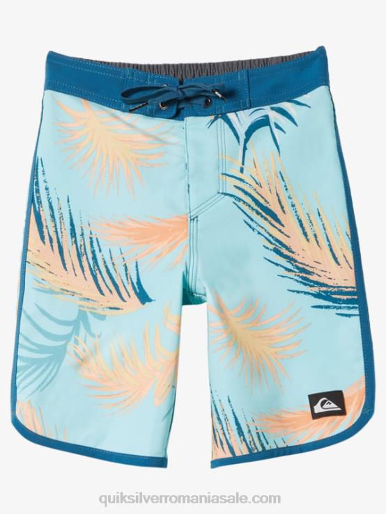 albastru marocan 2-7 surfsilk scallop 14 boardshorts XT6B2038 băieți Quiksilver