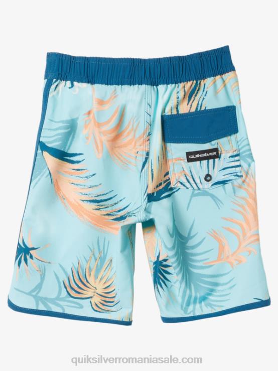 albastru marocan 2-7 surfsilk scallop 14 boardshorts XT6B2038 băieți Quiksilver