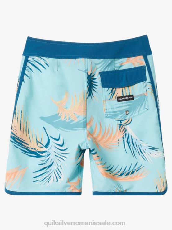 albastru marocan 8-16 surfsilk scallop 17 boardshorts XT6B2019 băieți Quiksilver