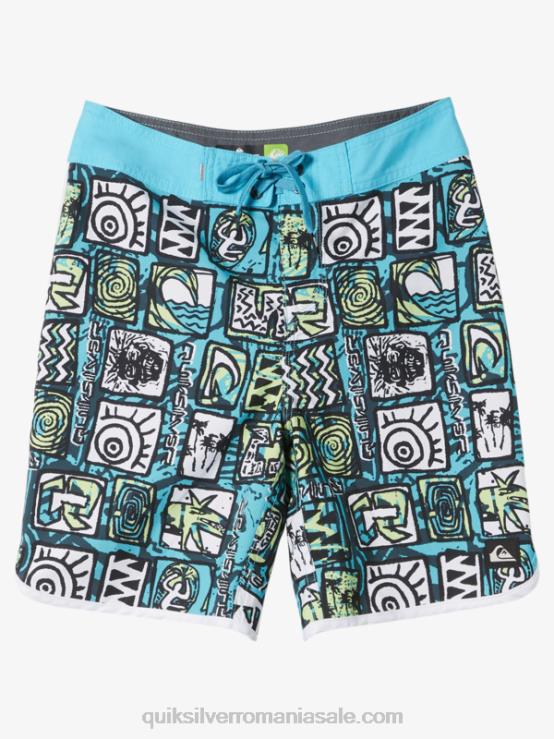 albastru râu 8-16 scoici de zi cu zi 17 boardshorts XT6B1901 băieți Quiksilver