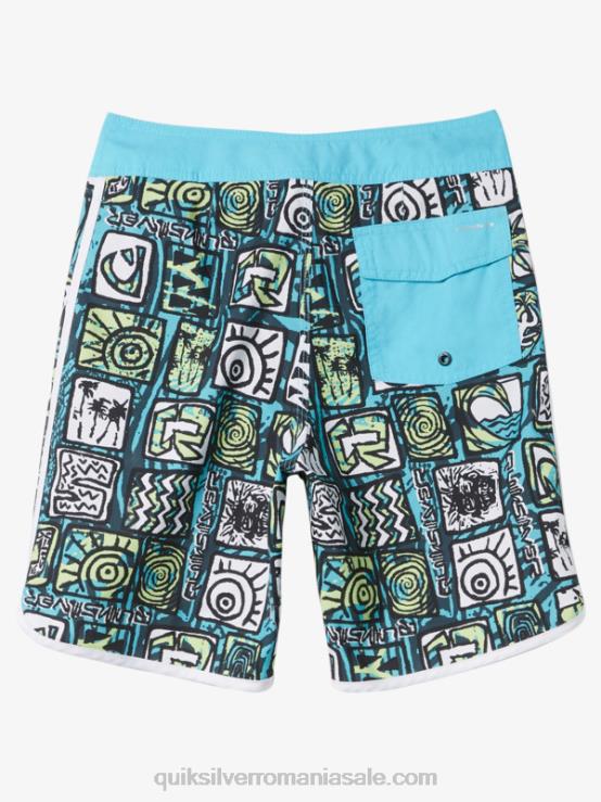 albastru râu 8-16 scoici de zi cu zi 17 boardshorts XT6B1901 băieți Quiksilver
