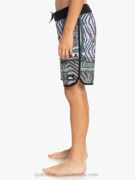 marina de la miezul nopții 8-16 highlite scallop 16 boardshorts XT6B2147 băieți Quiksilver