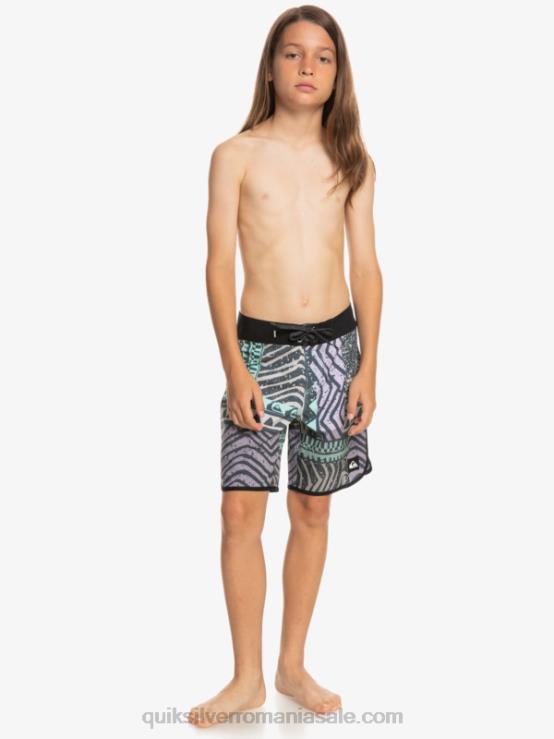 marina de la miezul nopții 8-16 highlite scallop 16 boardshorts XT6B2147 băieți Quiksilver